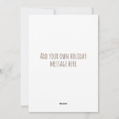 フェスティバルサボテン水彩ホリデーカード シーズンカード (裏面)