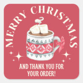 フェスティバルサンキューステッカーコレクション スクエアシール (正面)