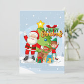 フェスティバルサンタとフレンズのクリスマスカード シーズンカード (スタンド正面)