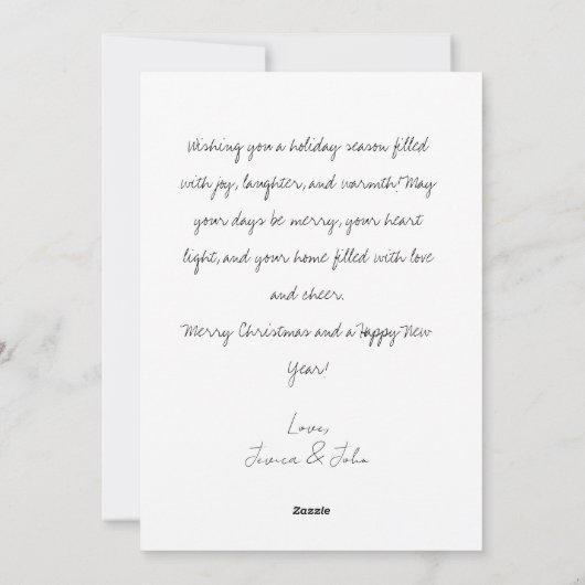 フェスティバルサンタとフレンズのクリスマスカード シーズンカード (裏面)