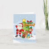 フェスティバルサンタとフレンズのクリスマスカード シーズンカード (正面)