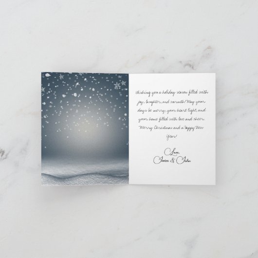 フェスティバルサンタとフレンズのクリスマスカード シーズンカード (内部)