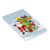 フェスティバルサンタとフレンズのクリスマスカード マグネット (右側)