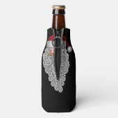 フェスティバルサンタのカーリーヒゲ ボトルクーラー (ボトル裏面)