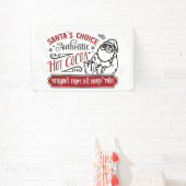 フェスティバルサンタの選択ホットココアバーベンダー 横断幕 (インサイチュ)