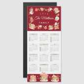 フェスティバルサンタギンガーブレッドハウス2024磁気カード (正面/裏面)