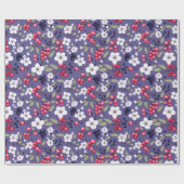 フェスティバルサンタクリスマスカロルギフトラップ ラッピングペーパー (フラット)