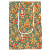 フェスティバルサンタクリスマス抱き枕 ミディアムペーパーバッグ (裏面)