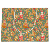 フェスティバルサンタクリスマス抱き枕 ラージペーパーバッグ (正面)