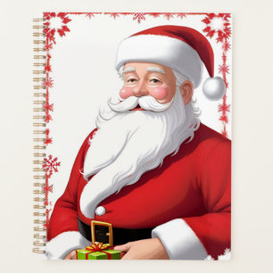 フェスティバルサンタクロースとクリスマスツリー プランナー手帳