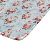 フェスティバルサンタクロースのクリスマスパターン カッティングボード (角)