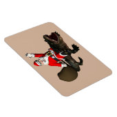 フェスティバルサンタクロースアンアリゲーター マグネット (右側)