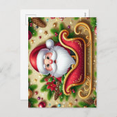 フェスティバルサンタクロースインスリー シーズンポストカード (正面/裏面)