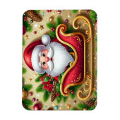 フェスティバルサンタクロースインスリー マグネット (縦)