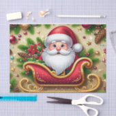フェスティバルサンタクロースインスリー 薄葉紙 (クラフト)