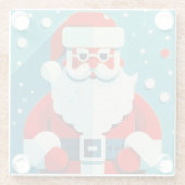 フェスティバルサンタクロースコースター ガラスコースター (裏面)