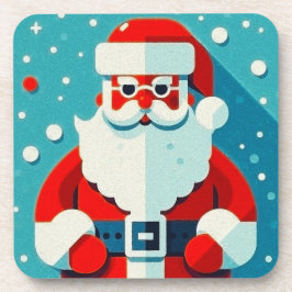 フェスティバルサンタクロース懸命プラスチックコースター コースター