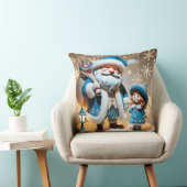 フェスティバルサンタクロース&チャイルド クッション (椅子)