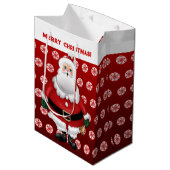 フェスティバルサンタクロース ミディアムペーパーバッグ (正面アングル)