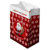 フェスティバルサンタクロース ミディアムペーパーバッグ (裏面アングル)