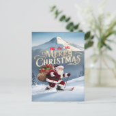 フェスティバルサンタスウッシュダウンスノーイ斜面 ポストカード (スタンド正面)