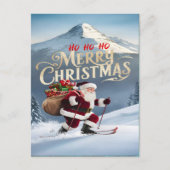 フェスティバルサンタスウッシュダウンスノーイ斜面 ポストカード (正面)