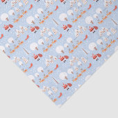 フェスティバルサンタズクリスマスビレッジ&おもしろいトナカイ 薄葉紙 (詳細)