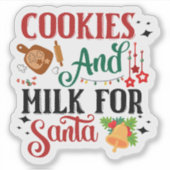 フェスティバルサンタトリートステッカー シール (正面)