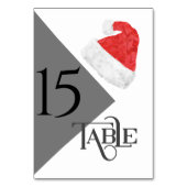 フェスティバルサンタハス結婚ズデザイン テーブルナンバー (裏面)