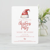 フェスティバルサンタハットクリスマスパーティー 招待状 (スタンド正面)