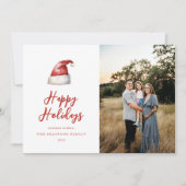 フェスティバルサンタハット写真 シーズンカード (正面)