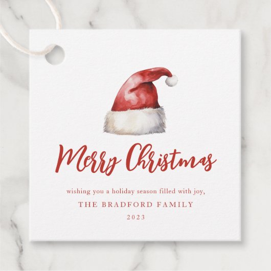 フェスティバルサンタハット フェイバータグ (正面)