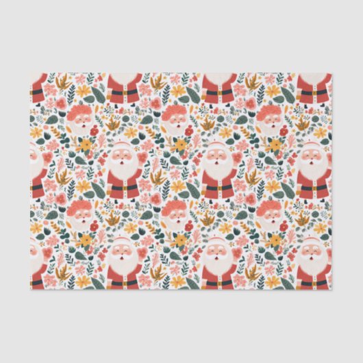 フェスティバルサンタパターン 薄葉紙 (正面)