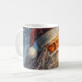 フェスティバルサンタマグカップとクリスマスツリー コーヒーマグカップ (正面左)