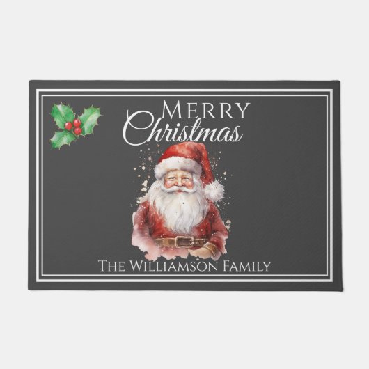 フェスティバルサンタメリークリスマス ドアマット (正面)