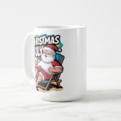 フェスティバルサンタ楽しみビアブレイク コーヒーマグカップ (正面左)