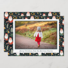 フェスティバルサンタ模様クリスマスフォト