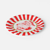 フェスティバルサンタ「信じ」クリスマス紙プレート ペーパープレート (アングル)