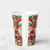 フェスティバルサンタ（明るい色とおもちゃつき） 紙コップ (右)