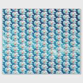 フェスティバルサーフィンサンタビーチ ラッピングペーパー (フラット)