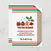 フェスティバルザシーズンクリスマスカード シーズンカード (正面/裏面)