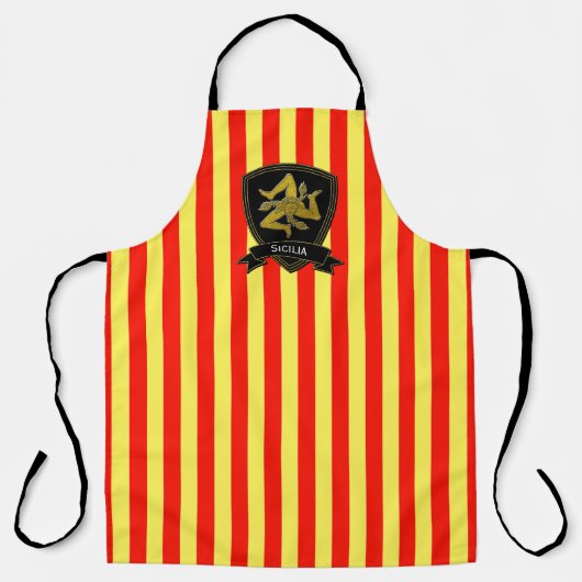 フェスティバルシシリアントリナクリアパーソナライズ エプロン (正面)