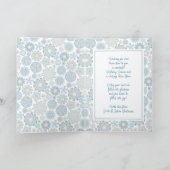 フェスティバルシックフローラマンダラスノーフレークのパターン カード (内部)