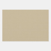 フェスティバルシックフローラマンダラスノーフレークのパターン ラッピングペーパーシート (正面2)