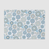 フェスティバルシックフローラマンダラスノーフレークのパターン 薄葉紙 (正面)