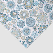 フェスティバルシックフローラマンダラスノーフレークのパターン 薄葉紙 (詳細)