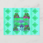 フェスティバルシャムロック魅惑セントパトリックフローラ ポストカード (正面)