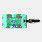 フェスティバルシャムロック魅惑セントパトリックフローラ ラゲッジタグ (正面横)