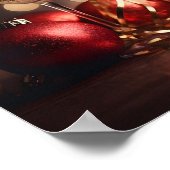 フェスティバルシャンパングラスホリデーポスター ポスター (角)