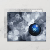 フェスティバルシルバーとブルーホリデー企業のポストカード シーズンポストカード (正面/裏面)